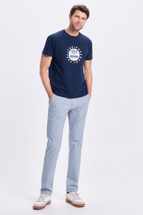 Milano Chinos ajustados Azul