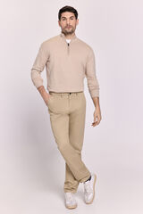 Milano Pantal&oacute;n chino regular fit Beige