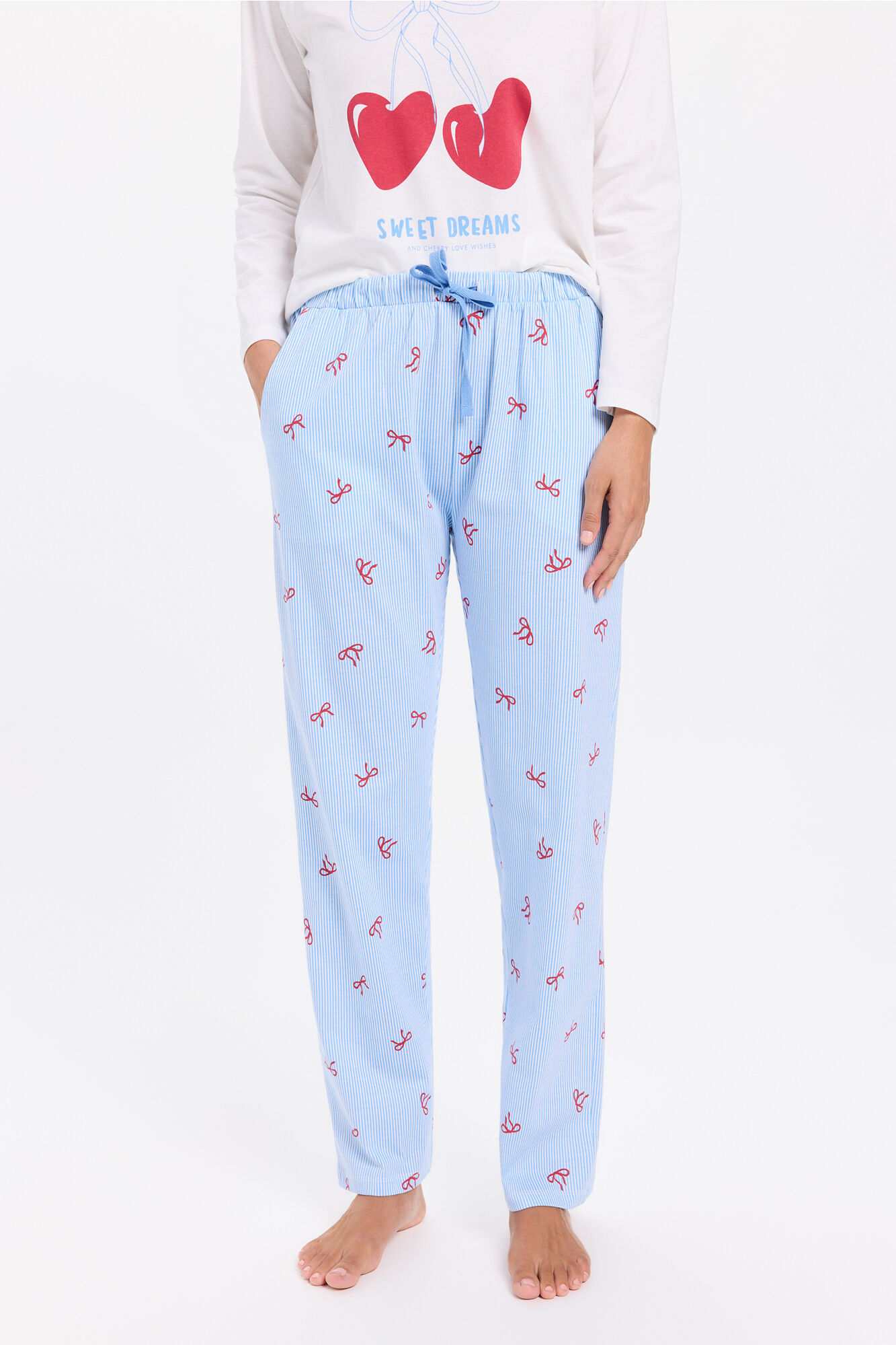 Milano Pijama con lazo Azul