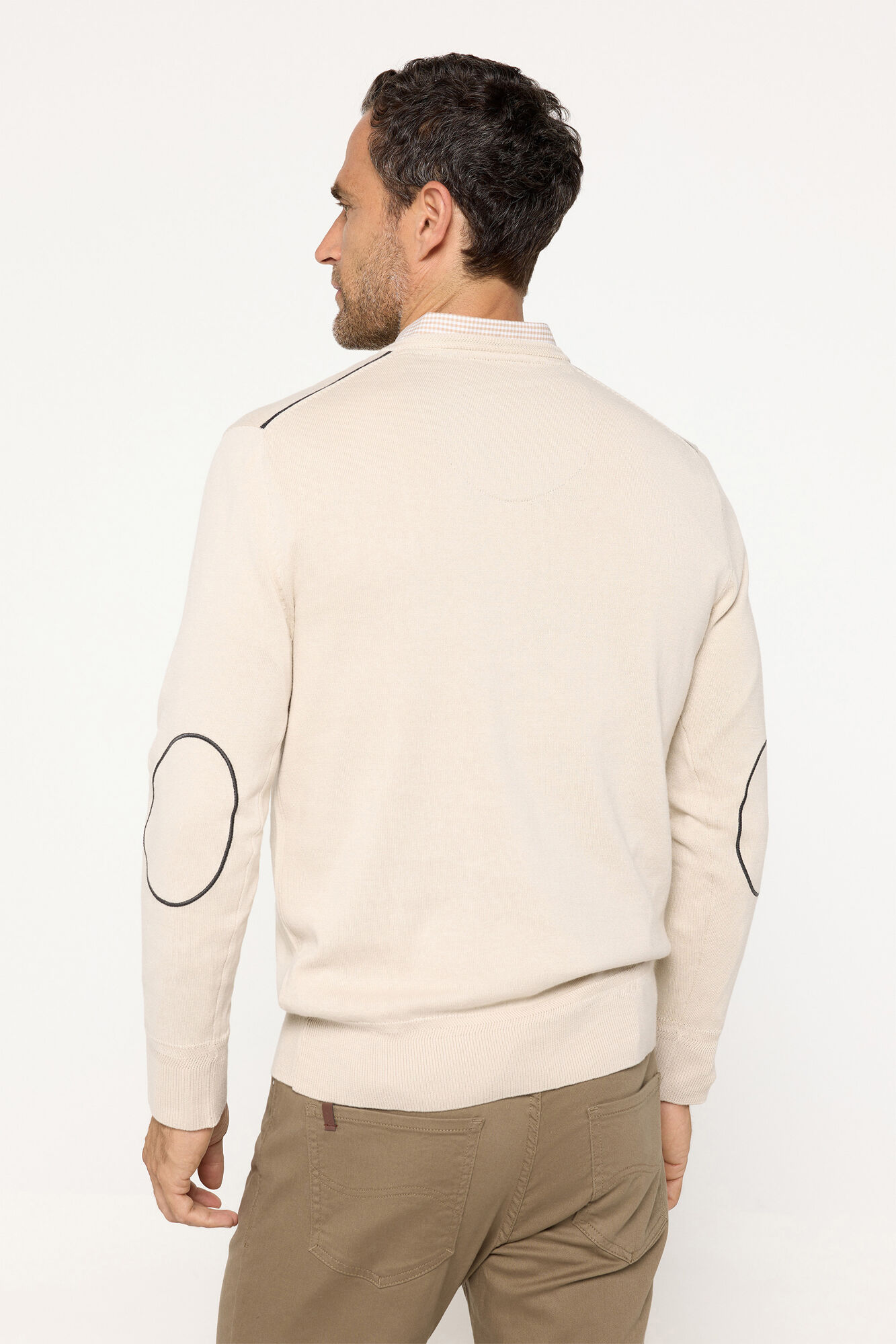 Milano Jersey cuello pico algod&oacute;n