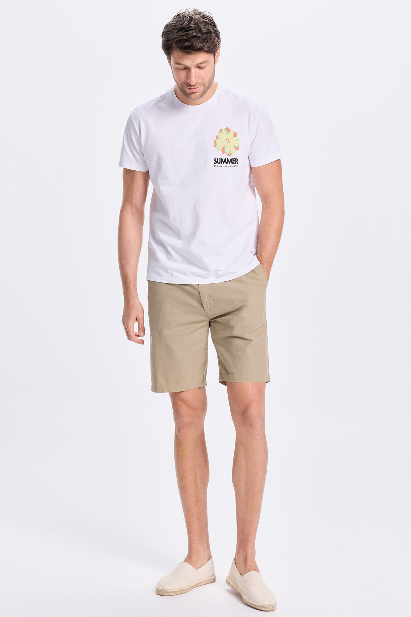 Milano Playera estampada Blanco