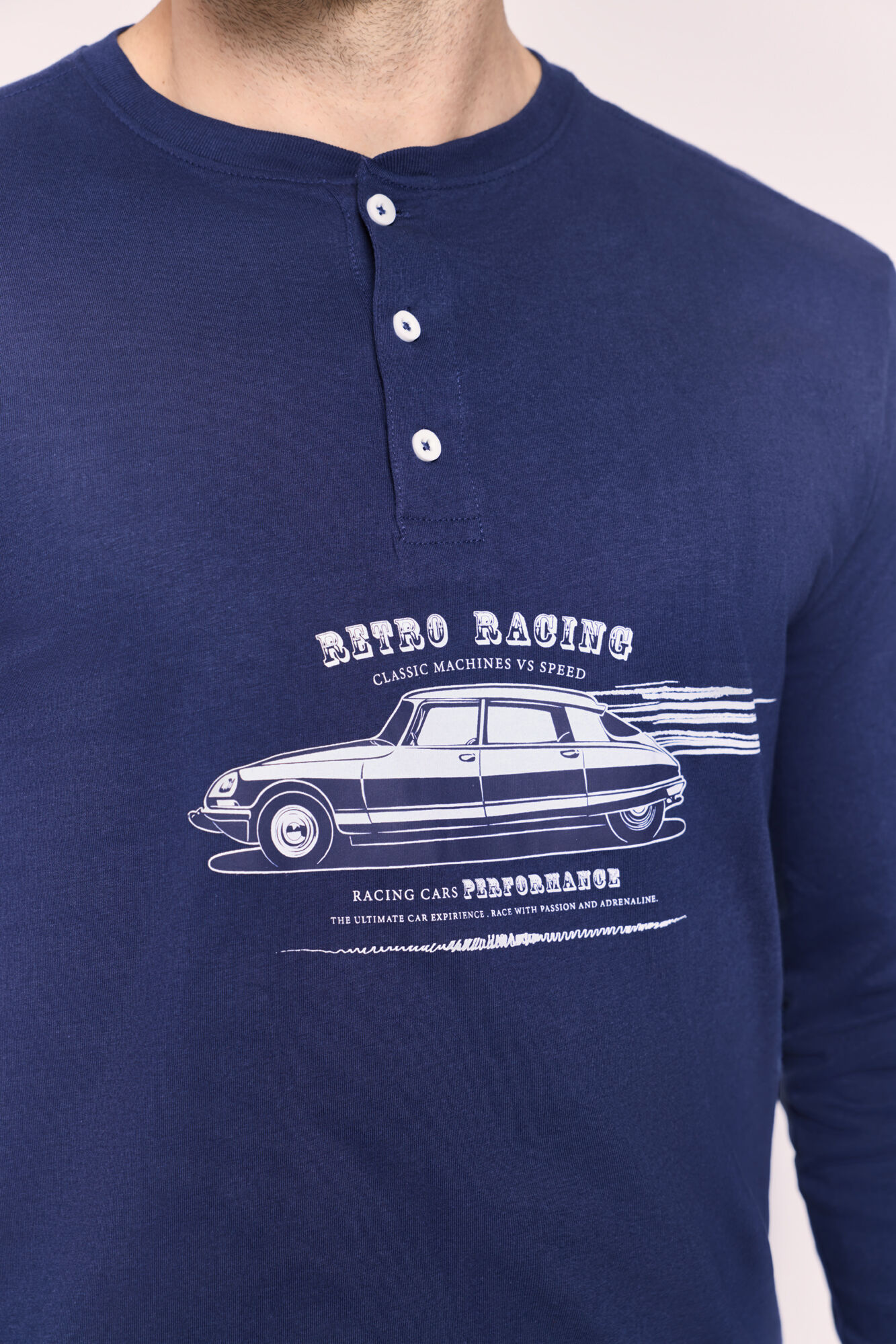 Milano Pijama de tejido y tela Navy