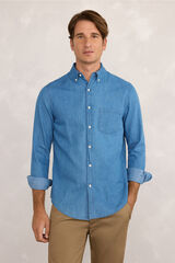 Milano Camisa deportiva denim Azul