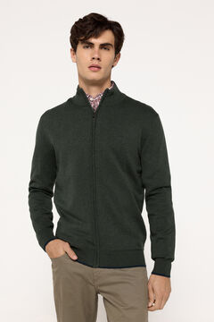 Fifty Outlet Chaqueta Punto Cremallera Verde