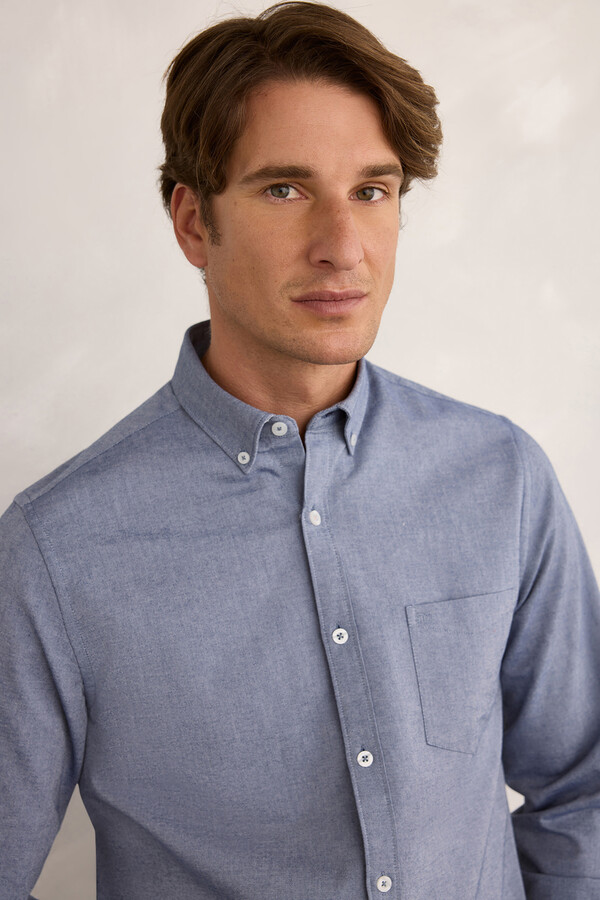 Milano Camisa deportiva Oxford Navy