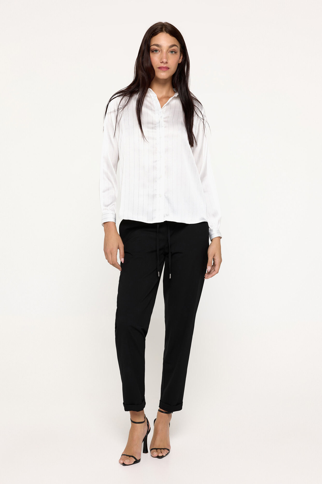 Milano Camisa Satinada Print natural