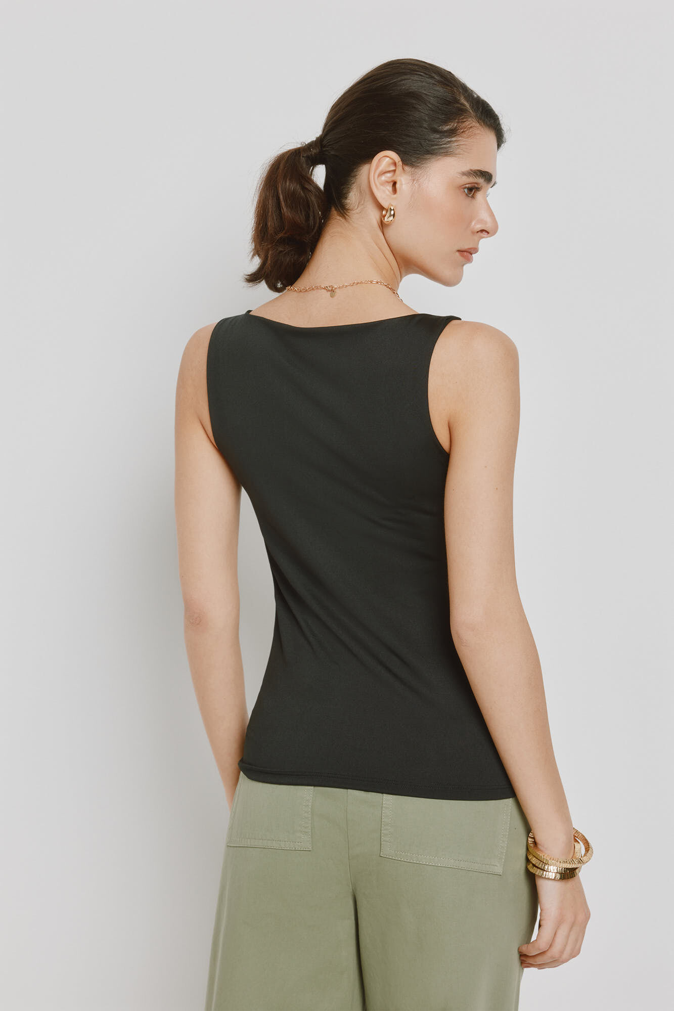 Milano Top nadador Negro