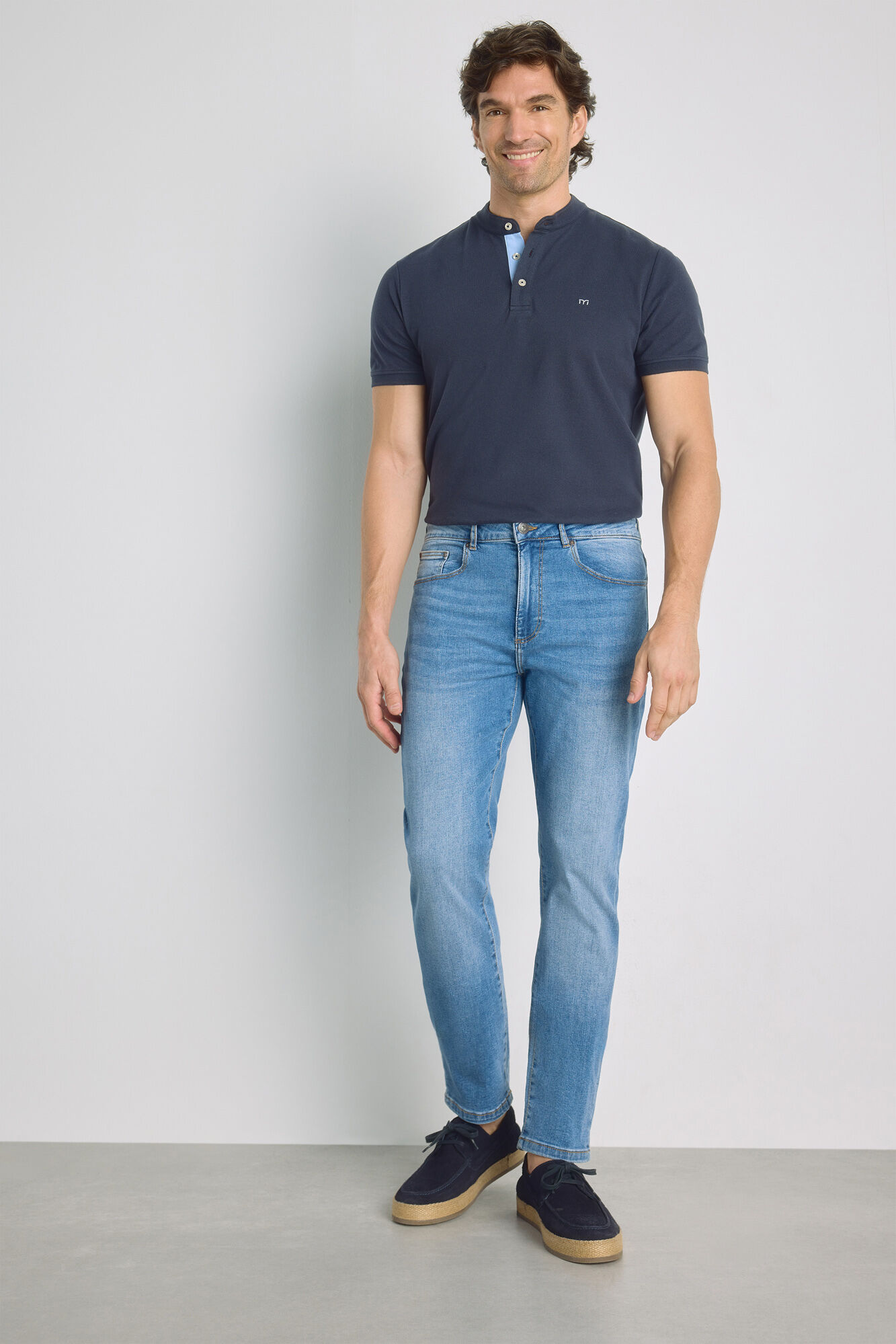Milano Pantal&oacute;n de mezclilla slim fit