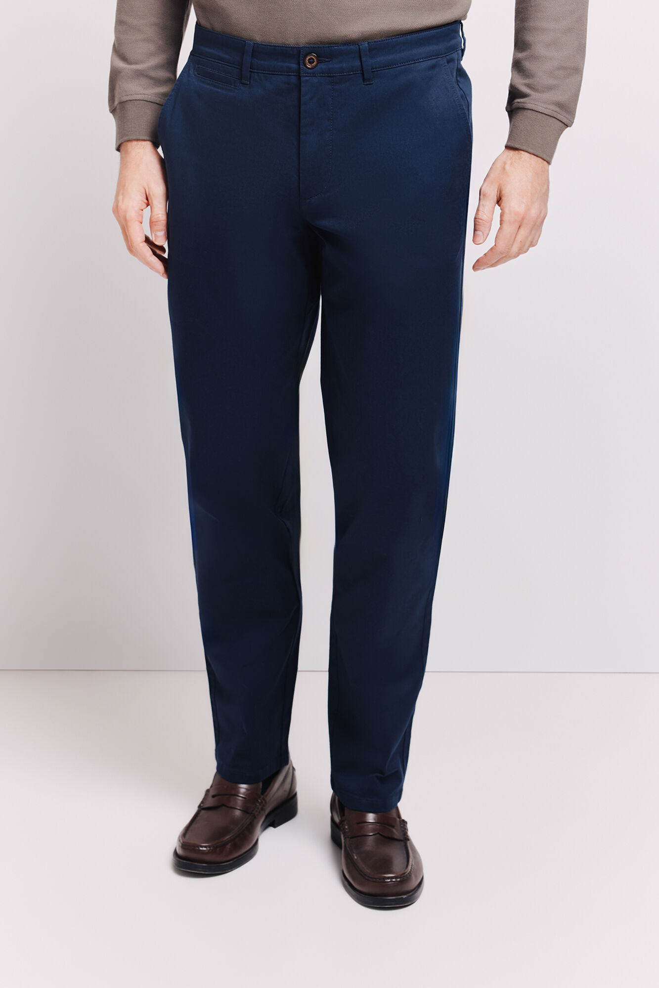 Pedro del Hierro Pantal&oacute;n chino de corte regular