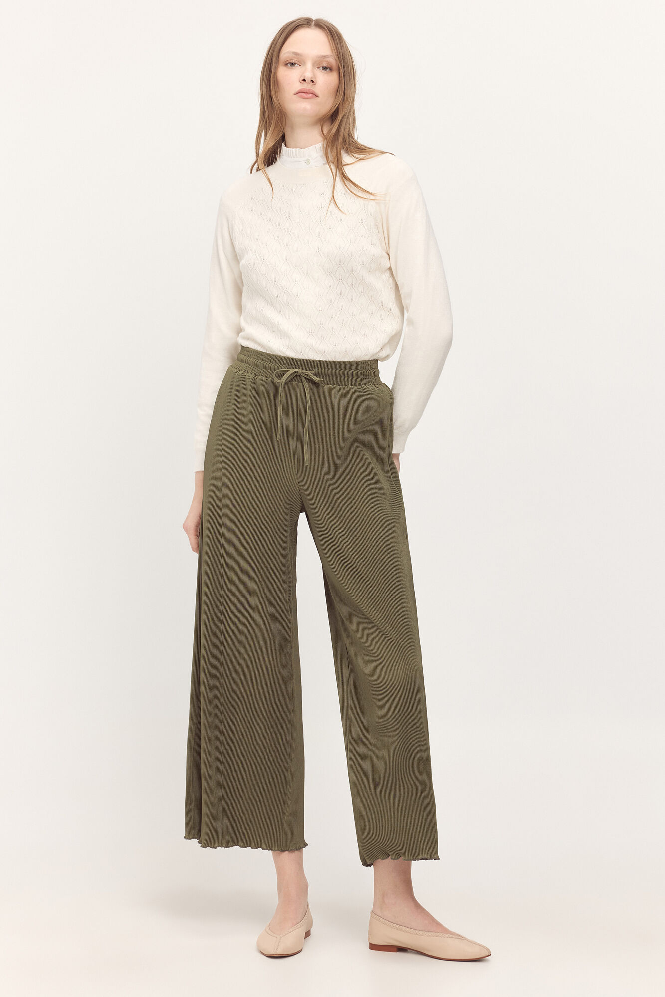 Milano Pantal&oacute;n sport plisado