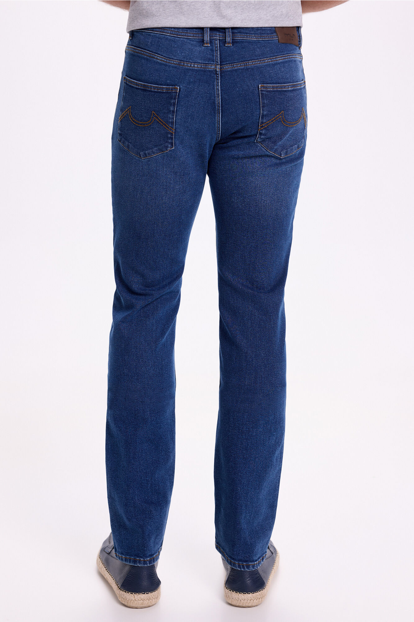 Milano Pantal&oacute;n denim ajustado Azul
