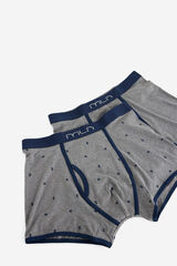 Milano Pack de boxers fantas&iacute;a puzzle Gris Oscuro