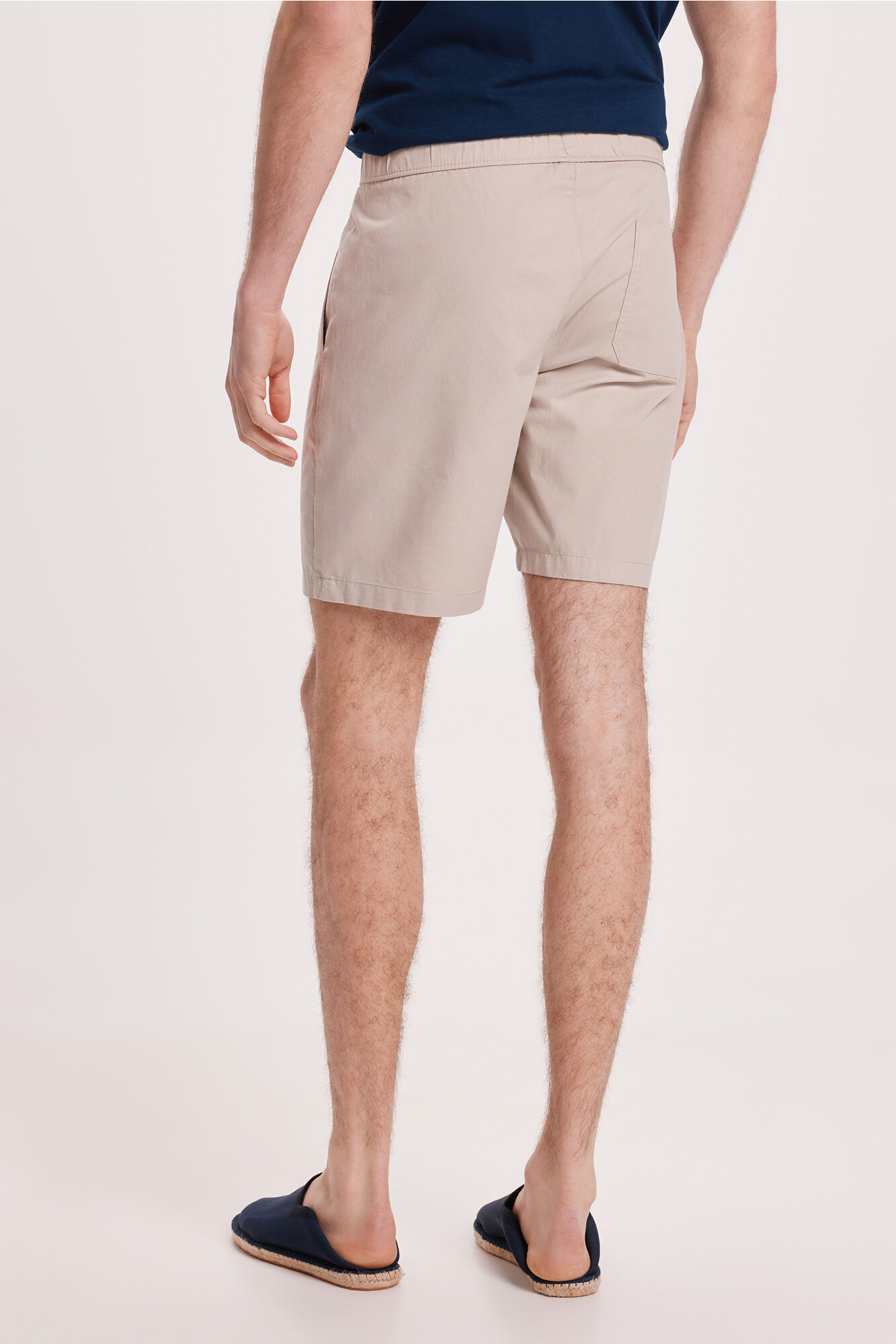 Milano Bermuda Goma Lisa Beige