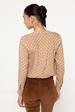 Fifty Outlet Blusa fluida Tostado