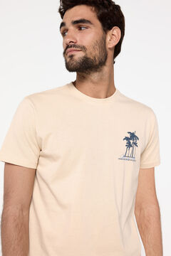 Fifty Outlet Playera manga corta. 100% algodón. Marfil