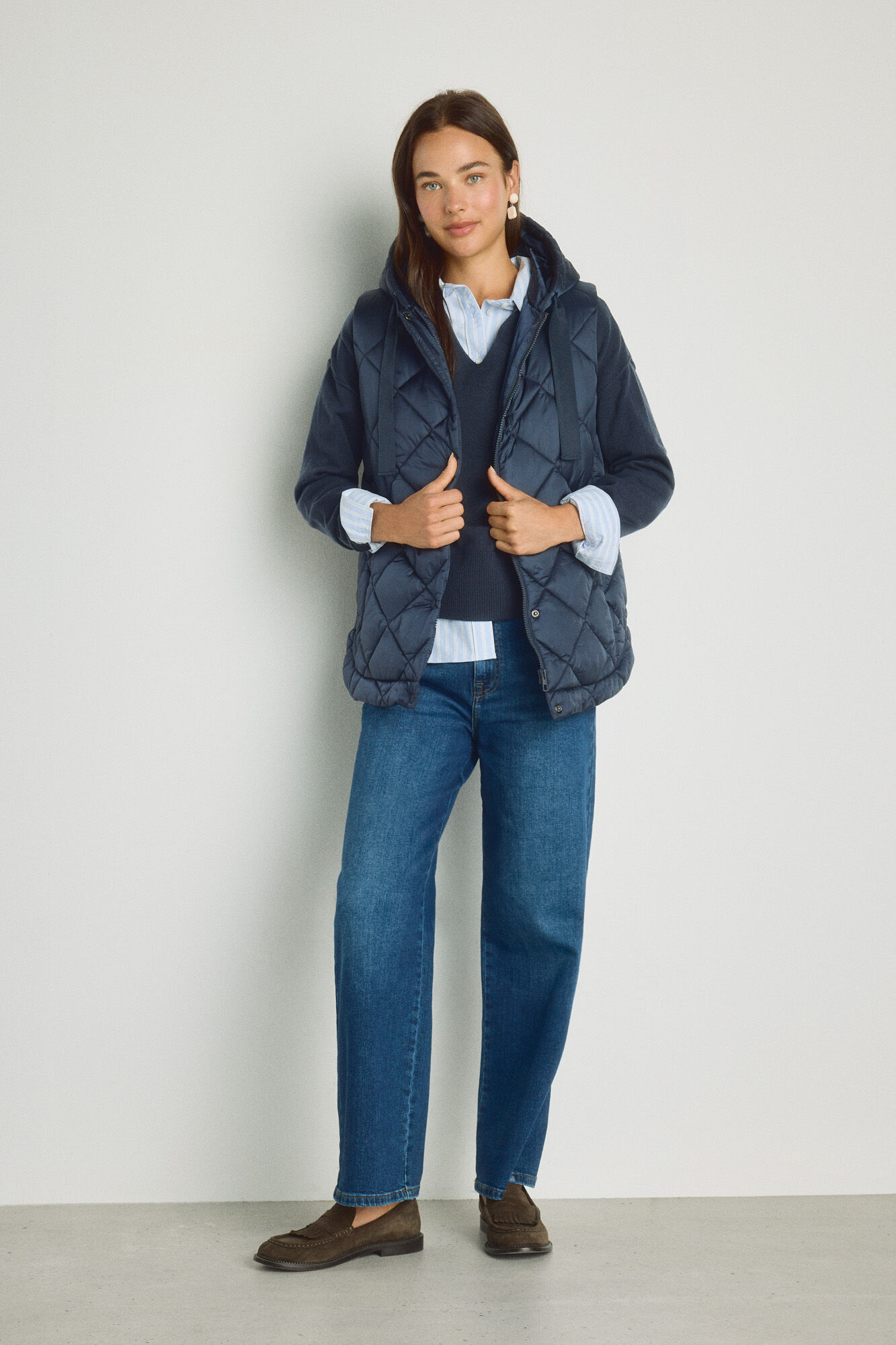 Milano Chaleco acolchado ultralight Navy