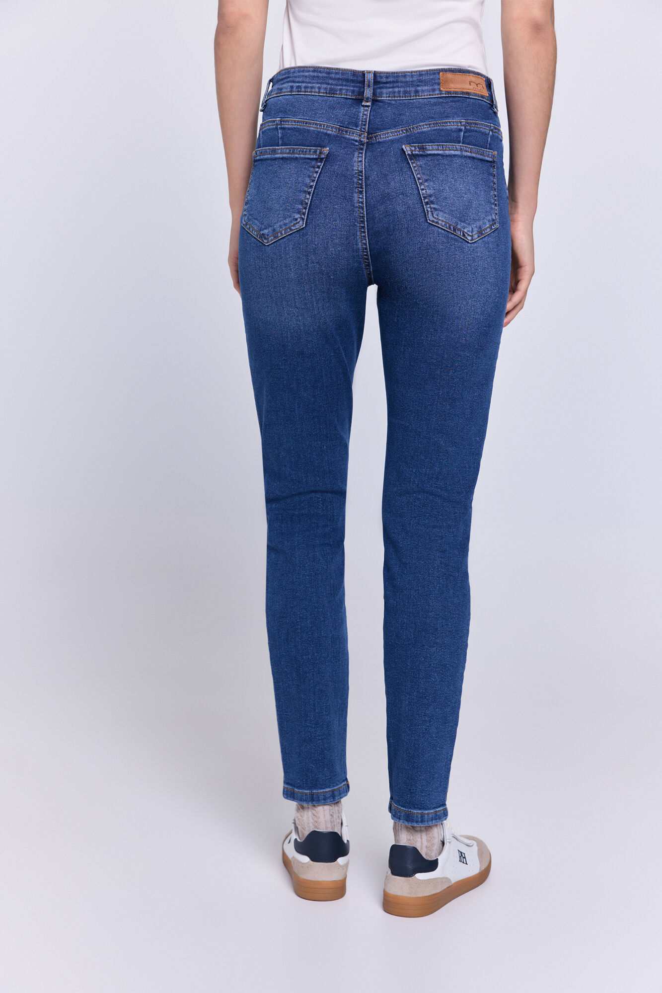 Milano Pantal&oacute;n denim slim Azul