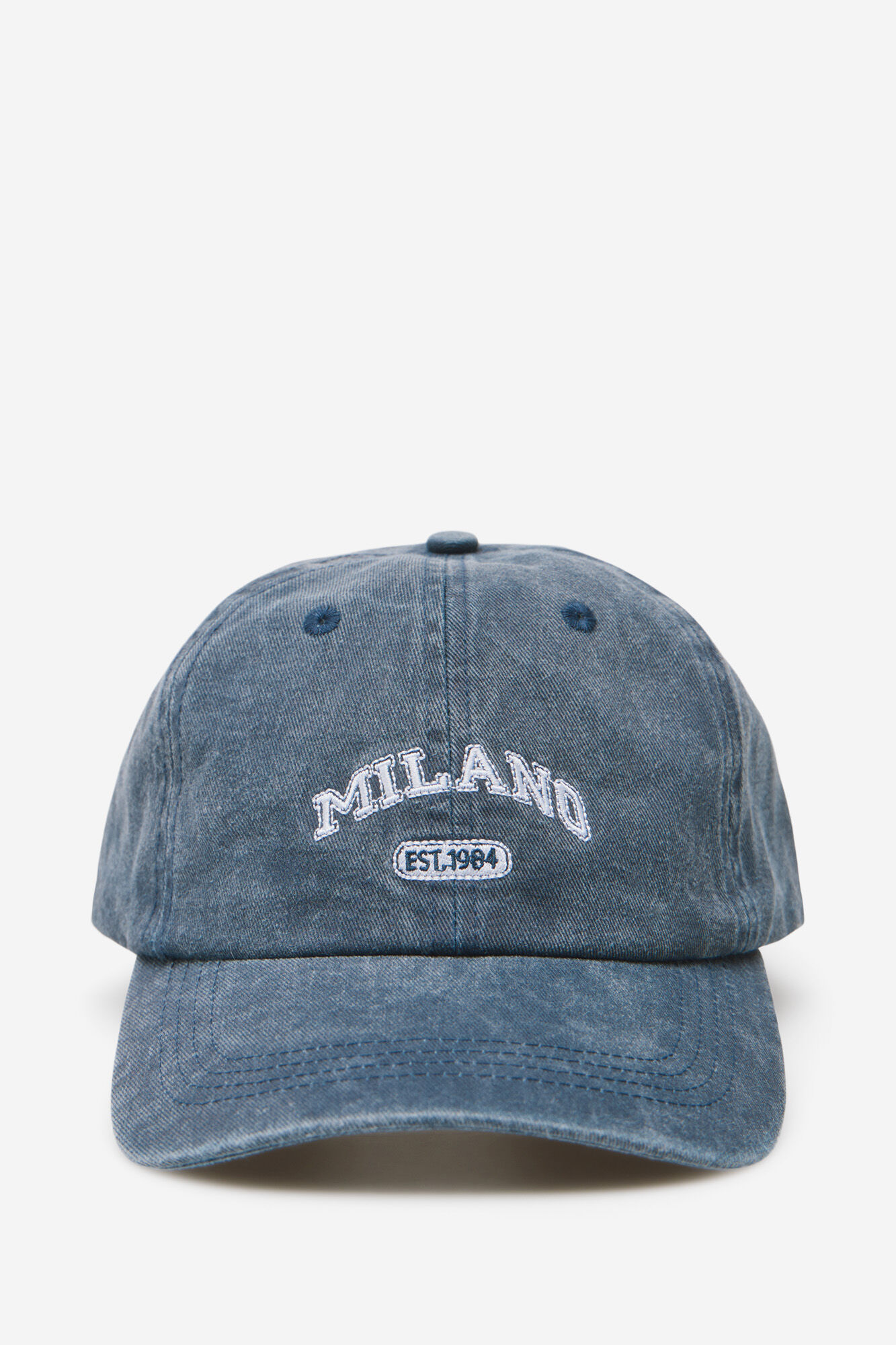 Milano Gorra de visera textil Navy