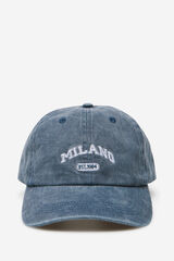 Milano Gorra de visera textil Navy