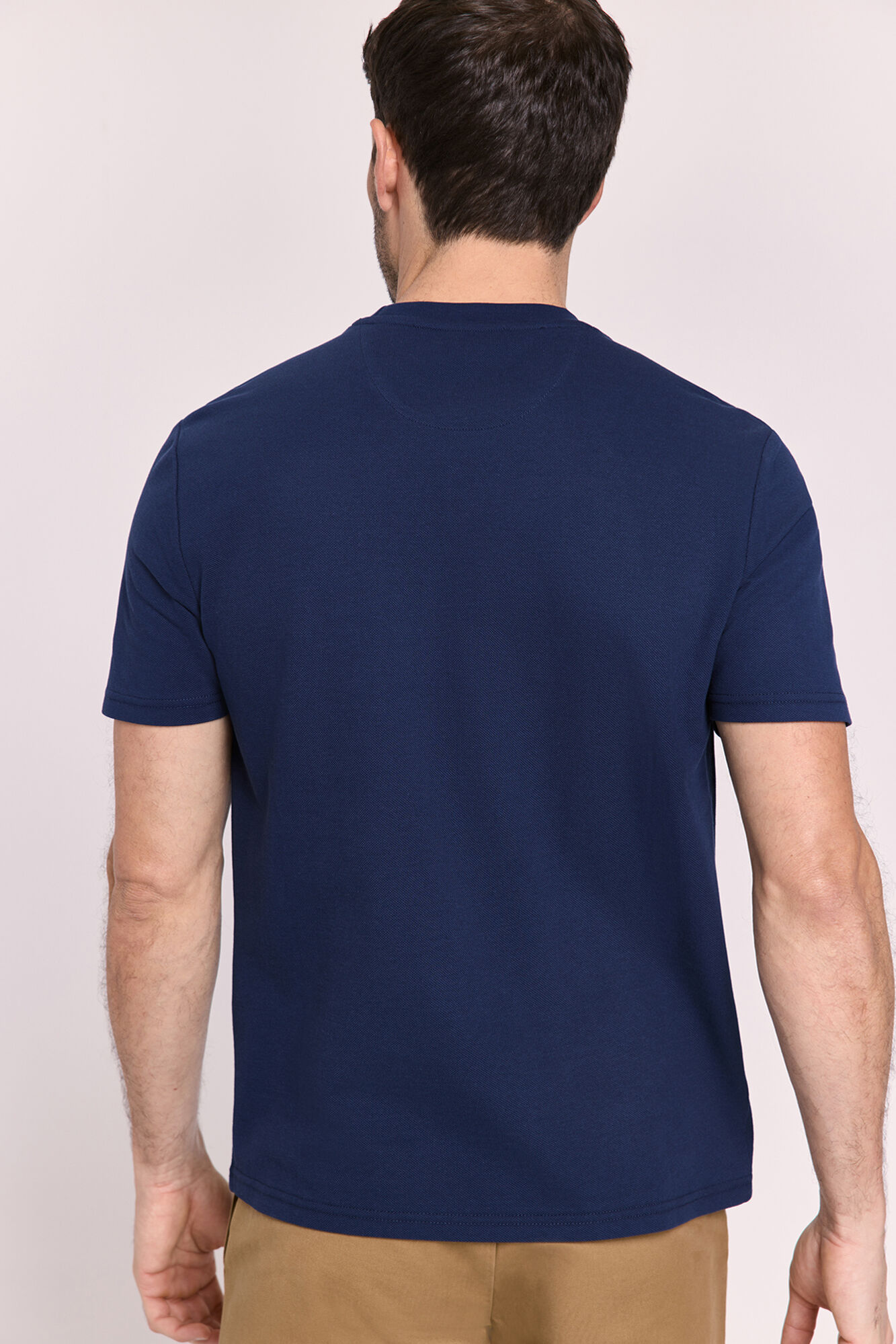 Milano Playera b&aacute;sica con logo bordado Navy