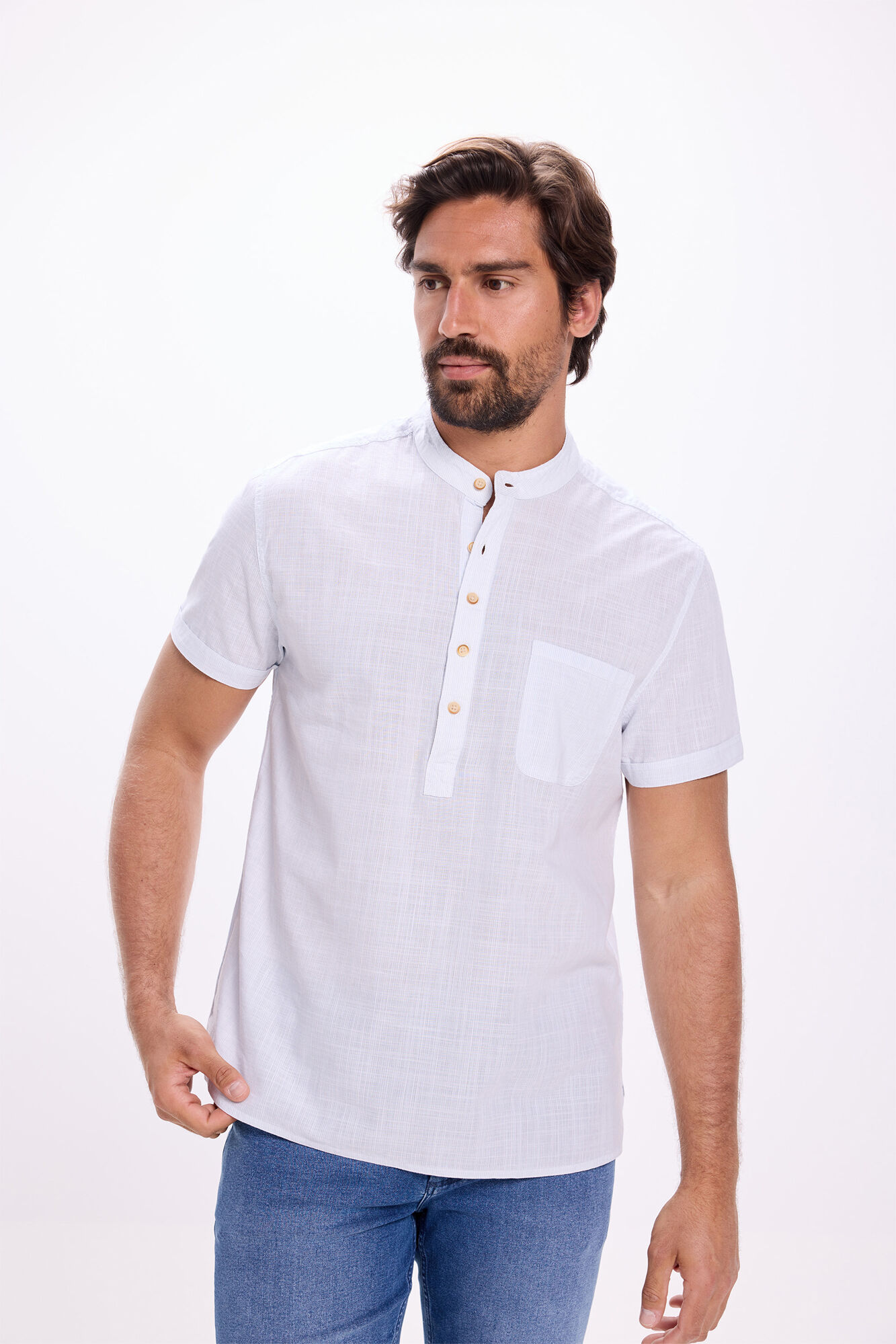 Milano Camisa polo Mao Azul