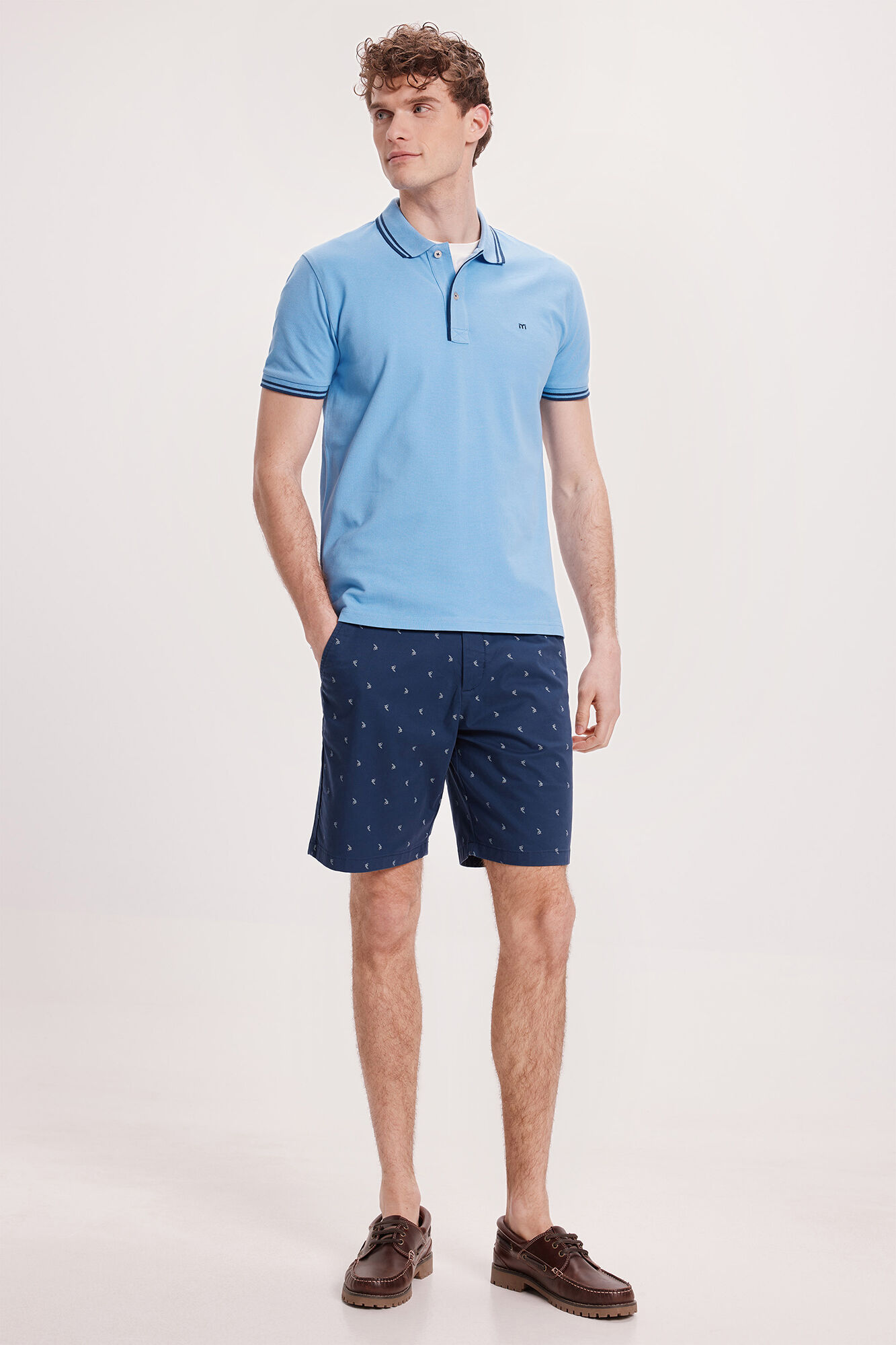 Milano Polo Tips Azul