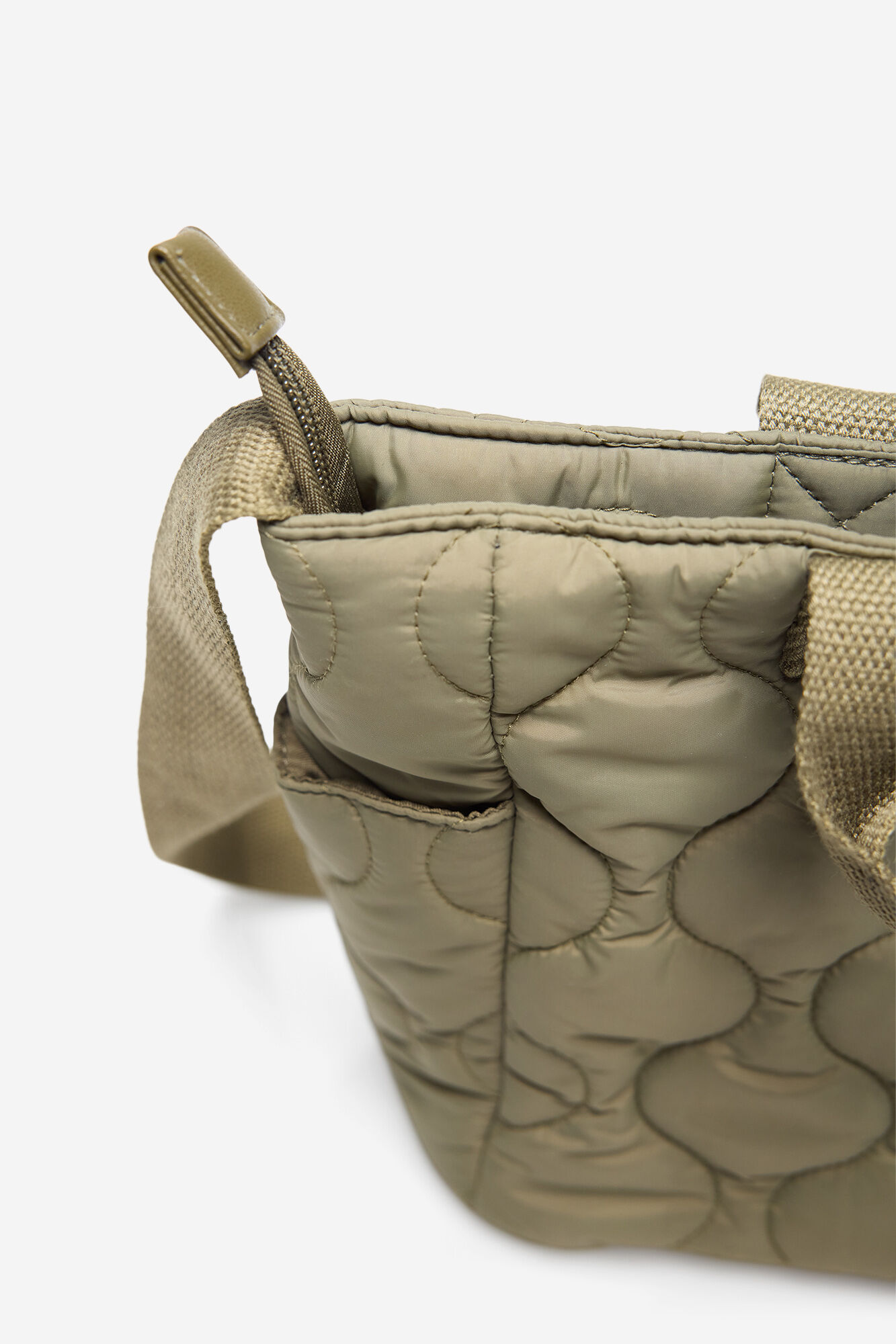 Milano Bolsa acolchado Kaki Oscuro