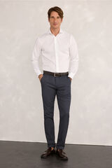 Fifty Outlet Camisa de vestir de popelín Blanco