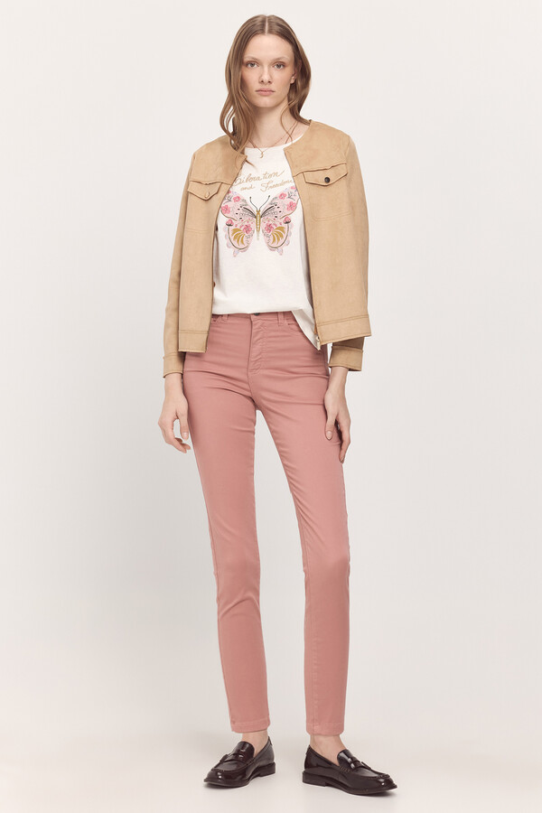 Milano Pantalón ajustado color Rosa