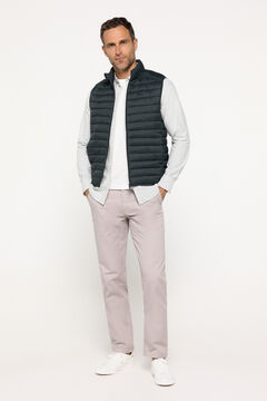Fifty Outlet Pantalón Chino Liso Beige
