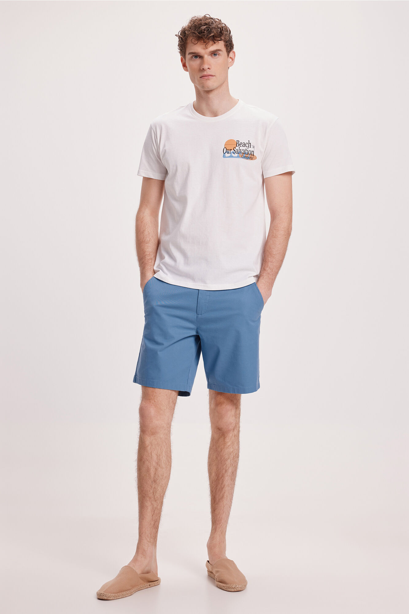 Milano Camiseta Estampada Blanco
