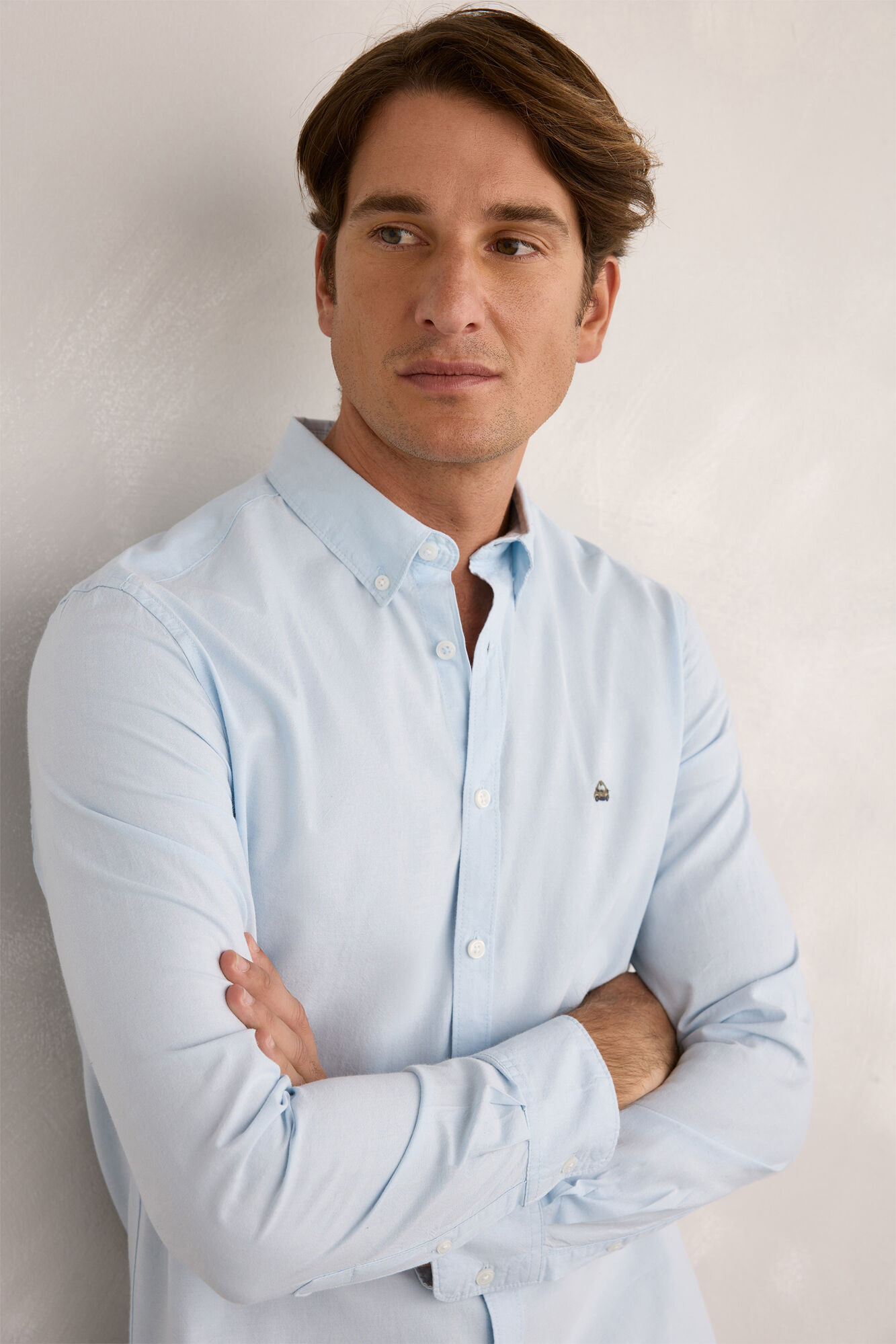 Milano Camisa deportiva con estampado Oxford