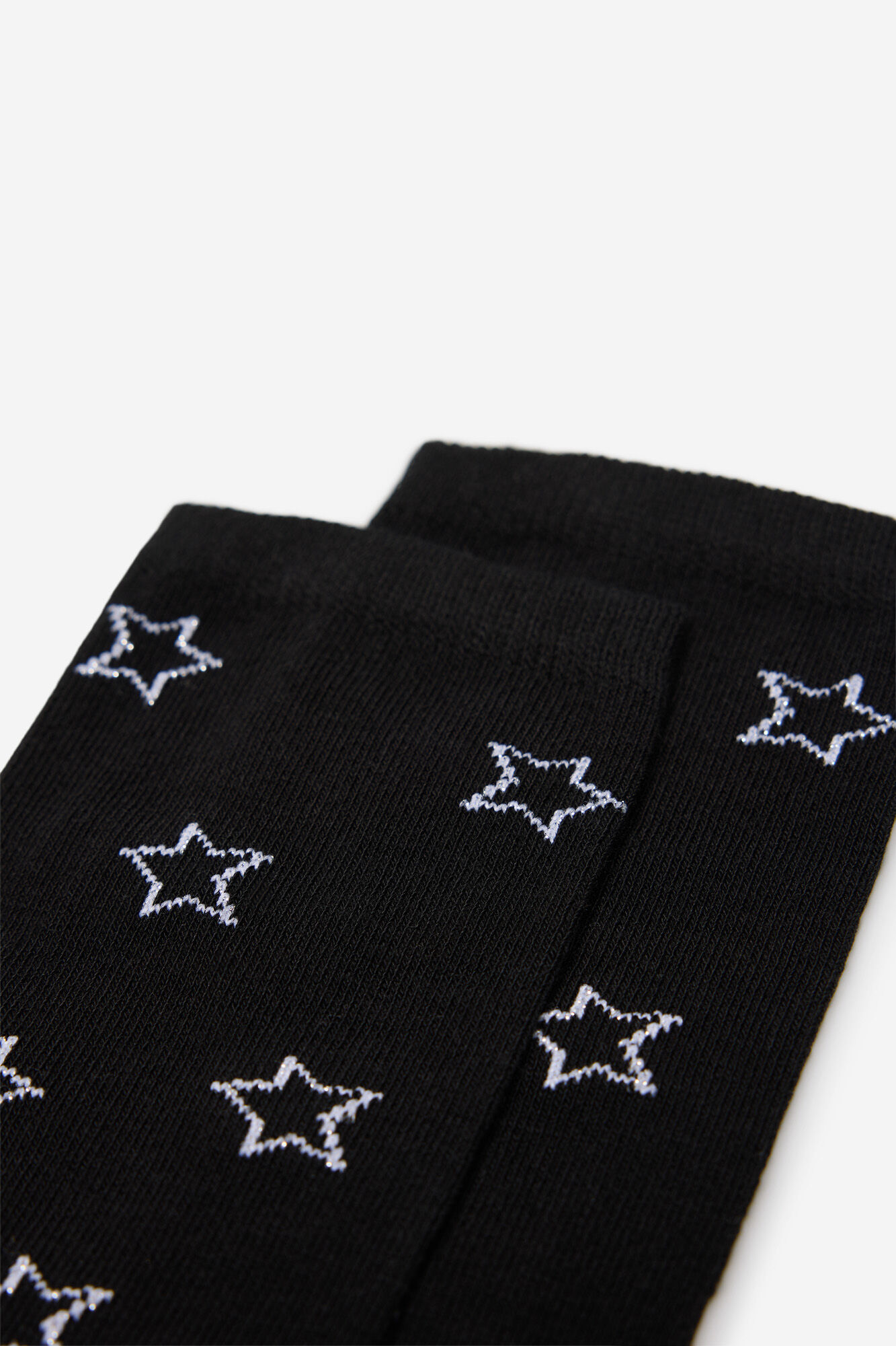Milano Calcetines estampado estrellas lurex Negro