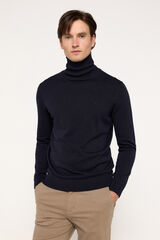 Milano Jersey cuello alto Navy