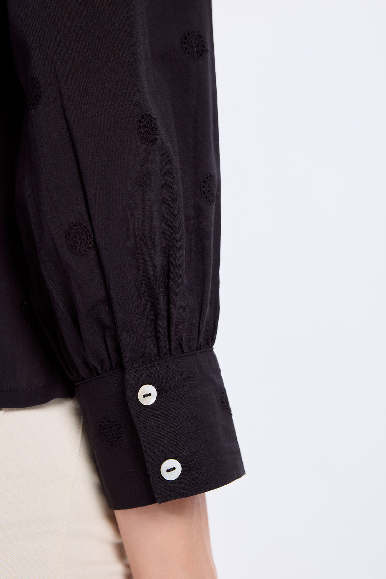 Milano Blusa de batista Negro