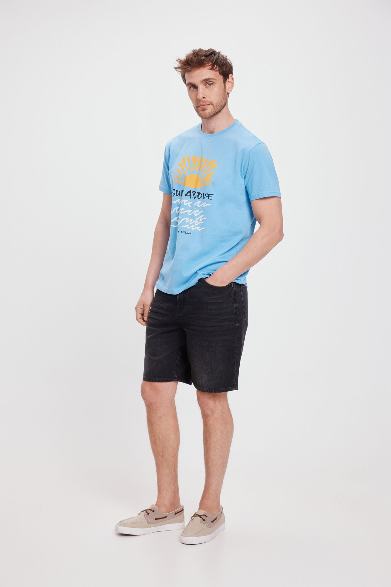 Milano Camiseta Estampada Azul