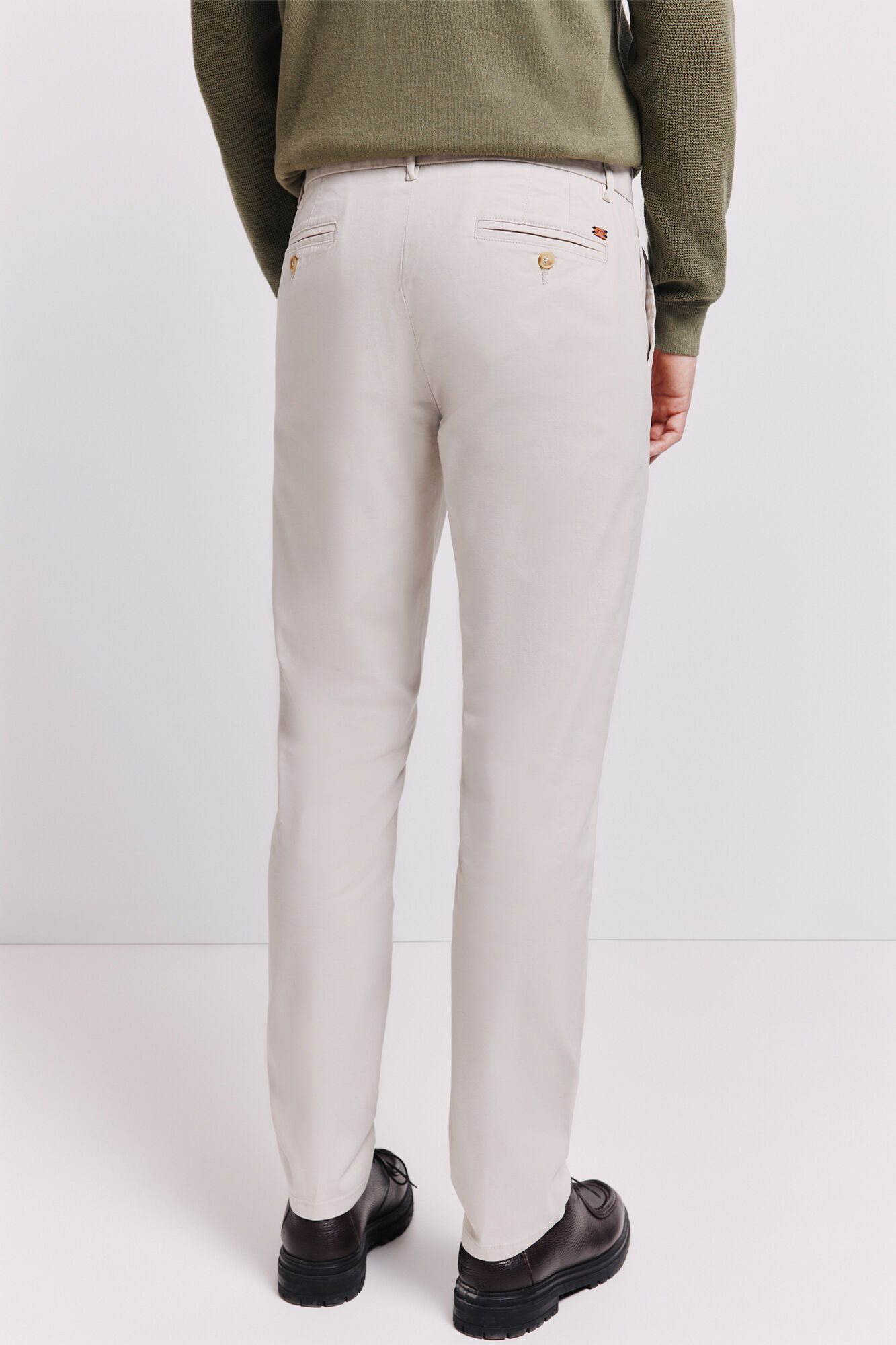 Milano Pantal&oacute;n chino slim fit Beige