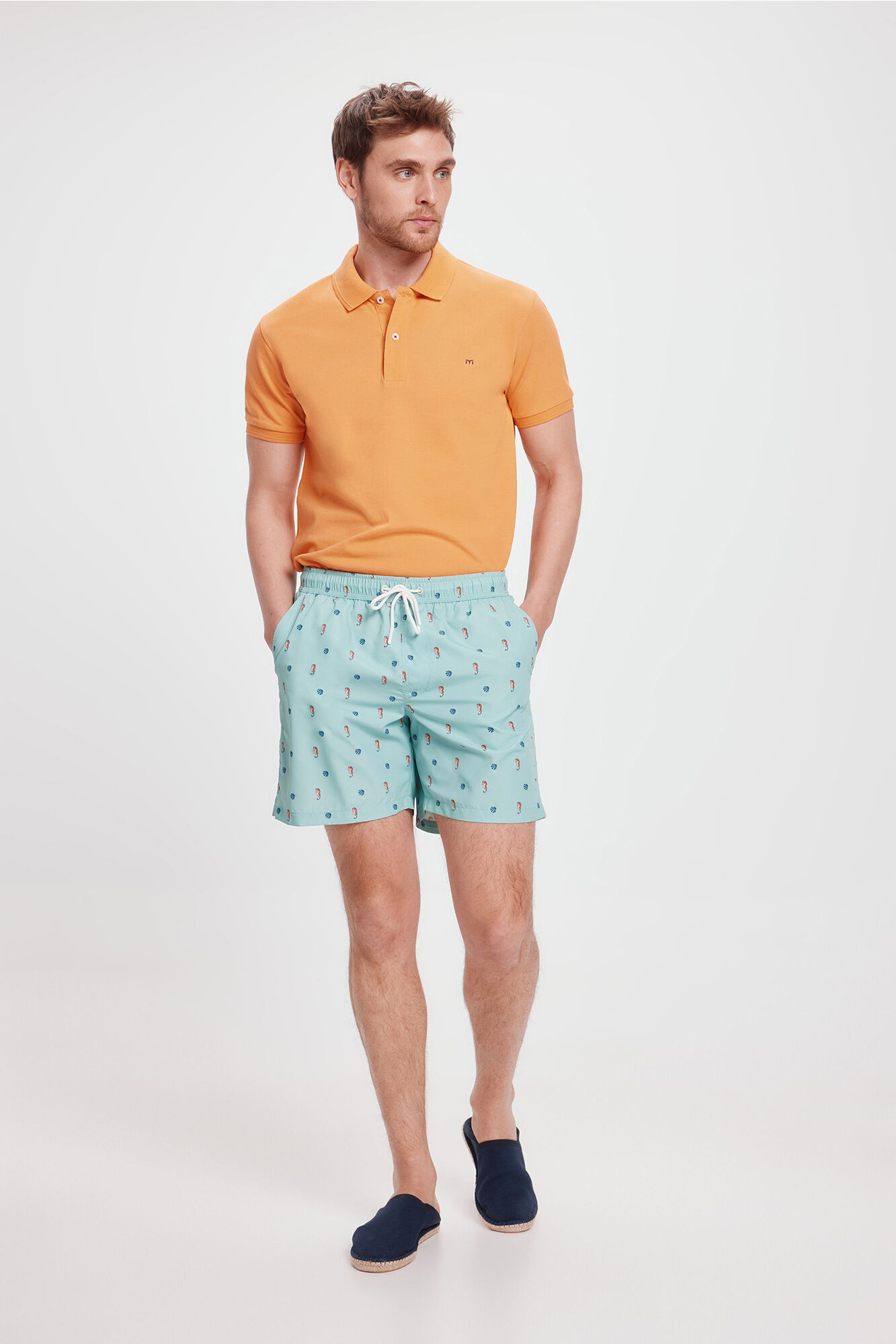 Milano Ba&ntilde;ador Estampado a Contraste