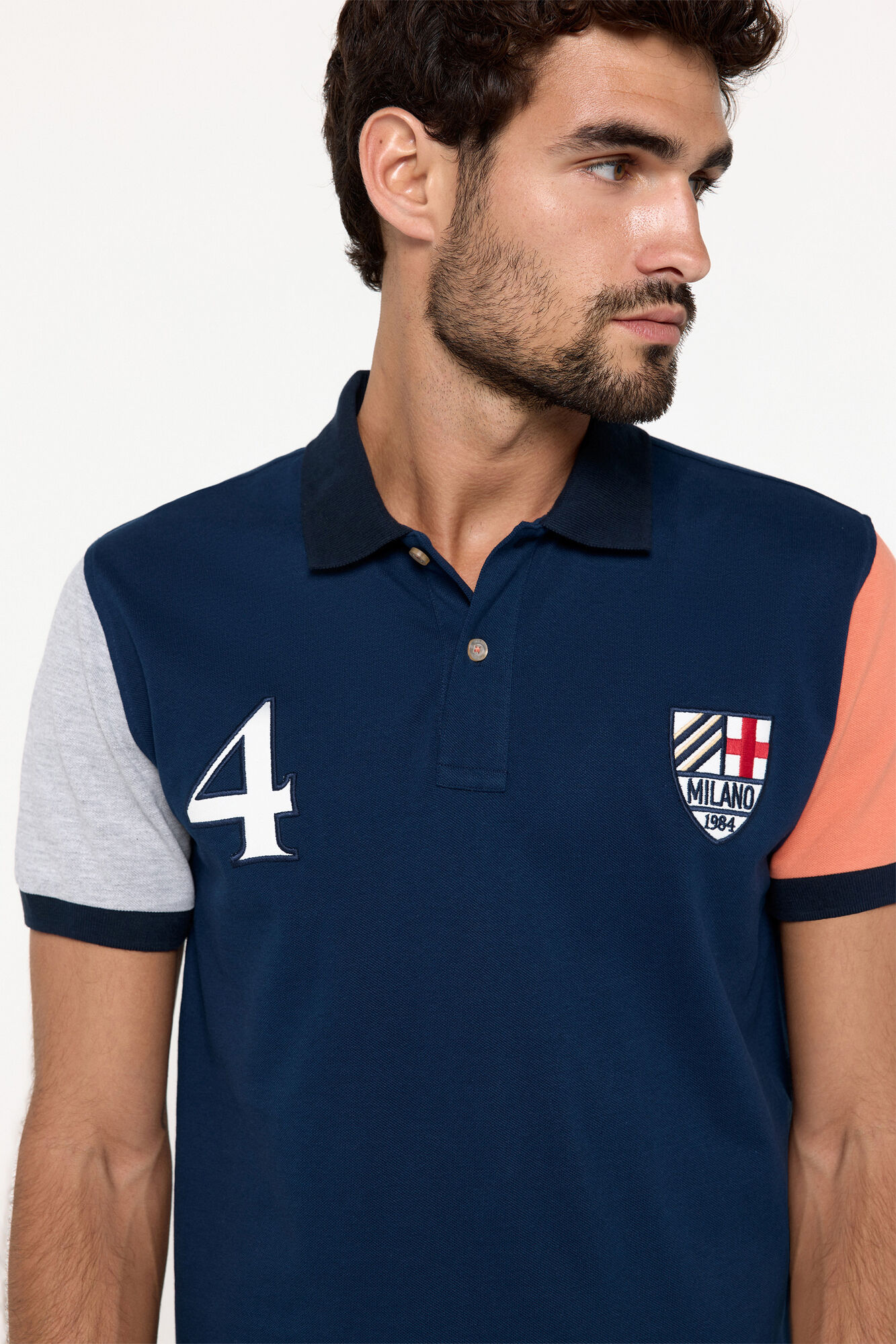 Milano Polo arlequ&iacute;n parches