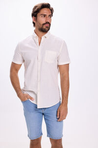 Fifty Outlet Camisa de rayas rayas Beige