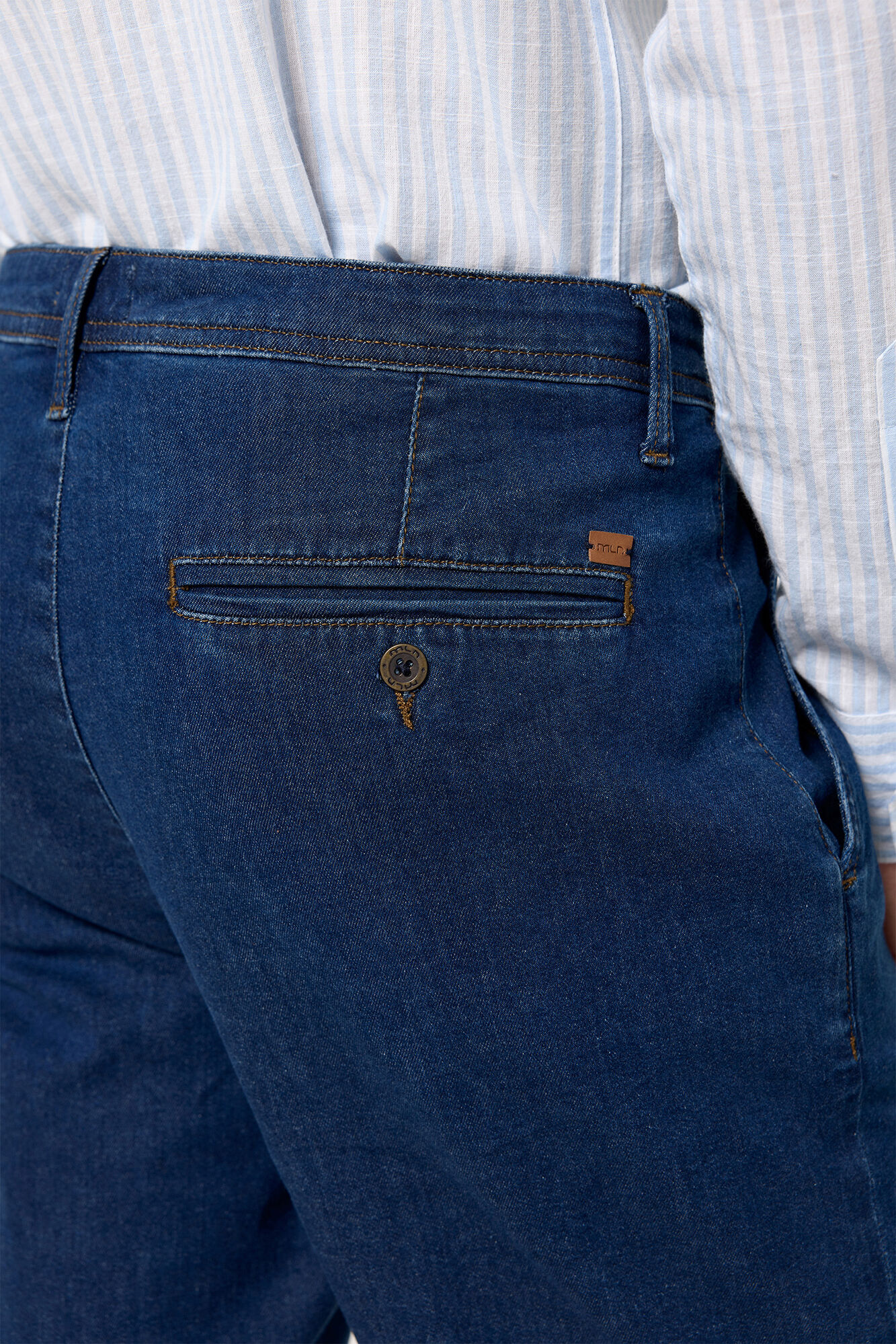 Milano Bermudas denim algod&oacute;n Navy