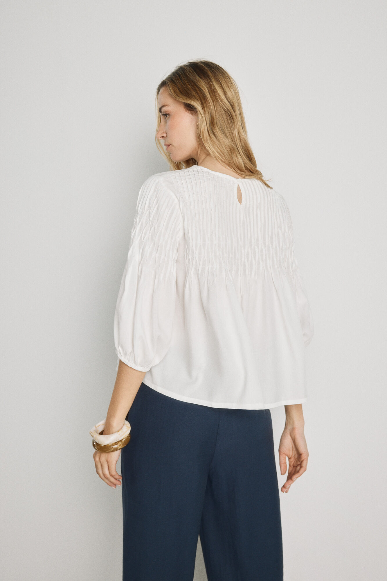 Milano Blusa cuello redondo