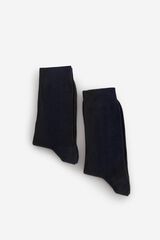 Milano Calcetines de estructura Navy