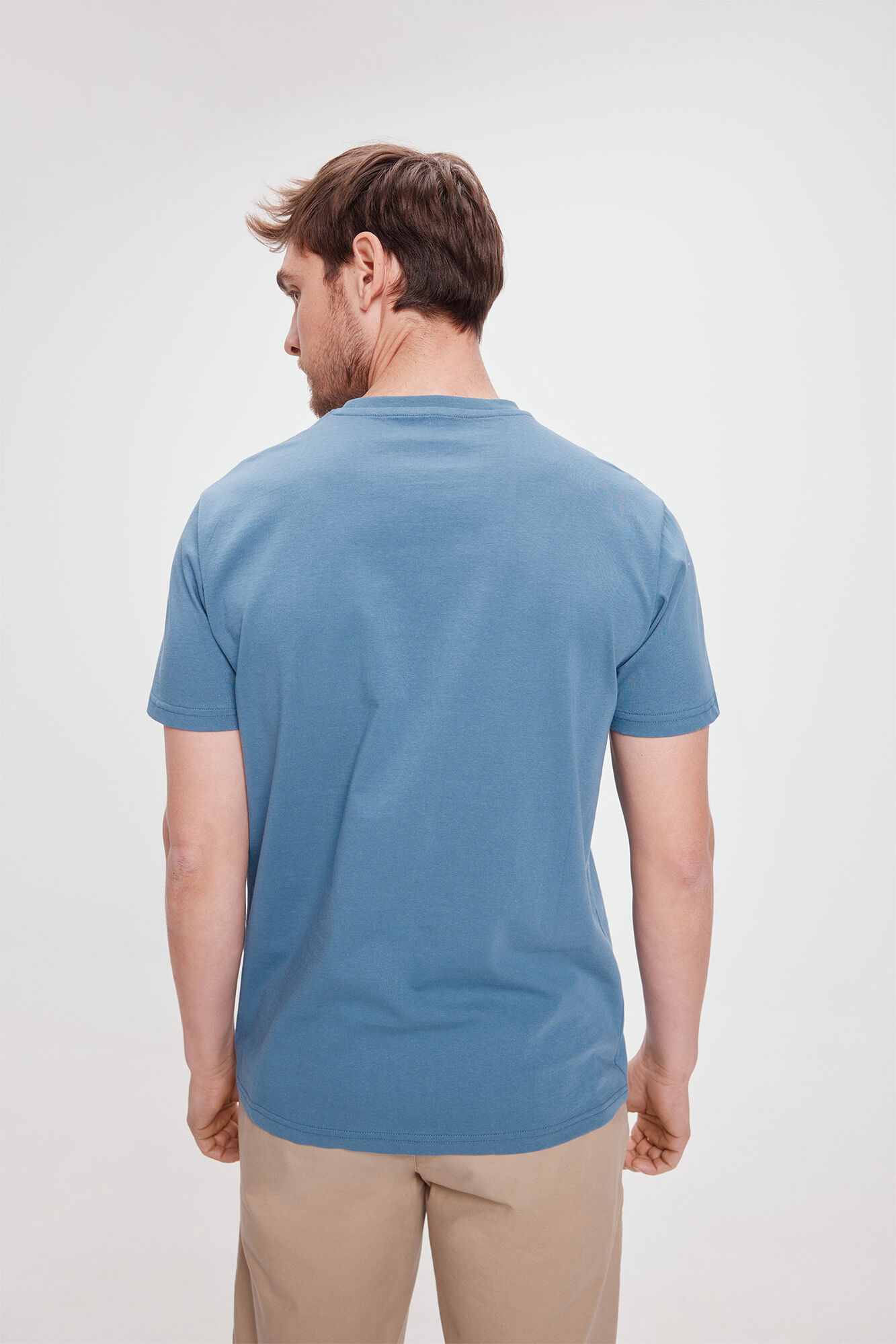 Milano Camiseta Estampada Azul Claro