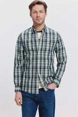 Milano Camisa Popelín Verde