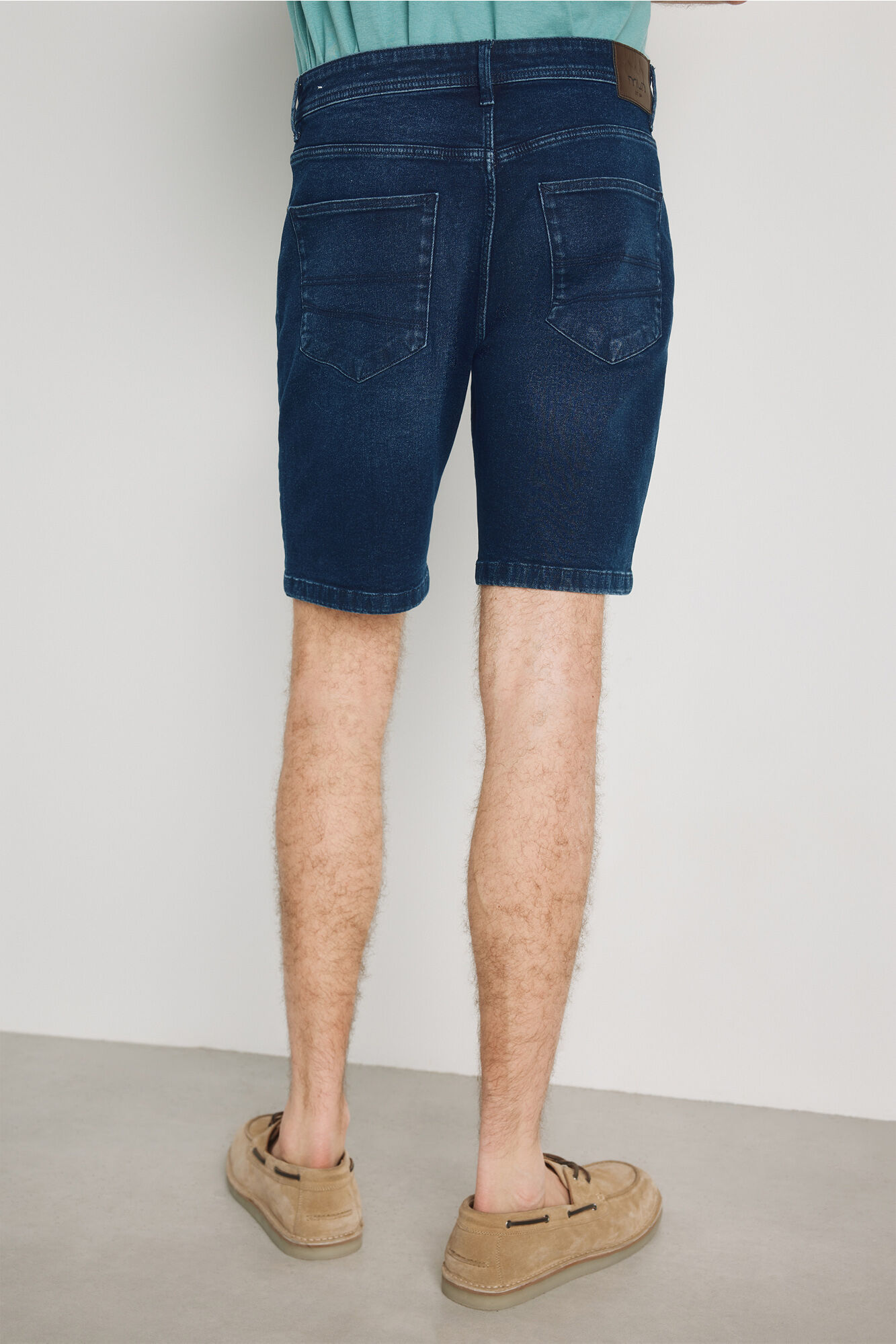 Milano Bermuda de mezclilla regular fit Azul