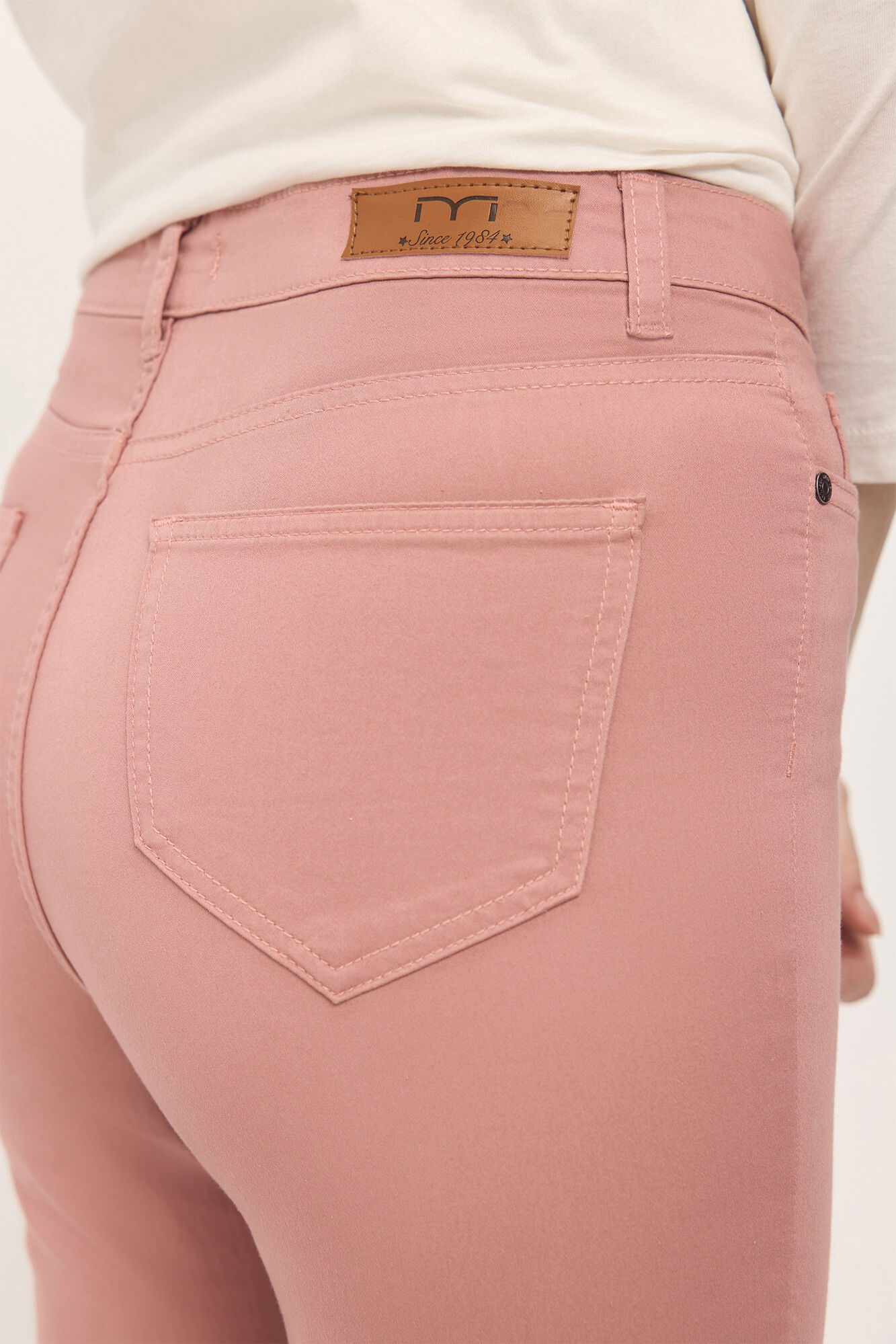 Milano Pantal&oacute;n ajustado color Rosa