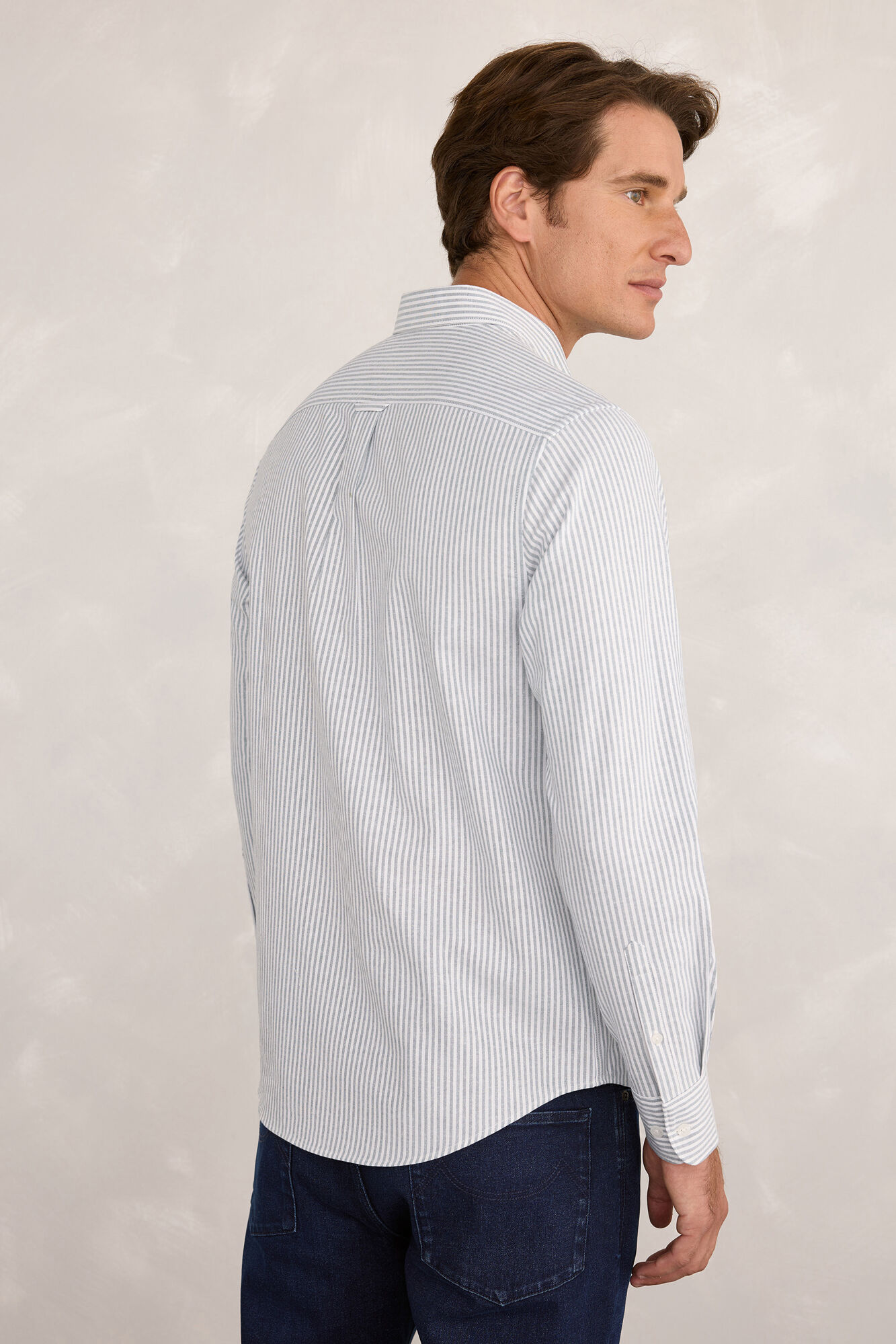 Milano Camisa deportiva a rayas  Azul turquesa