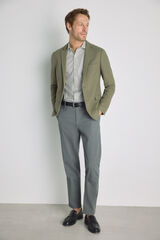Milano Pantal&oacute;n chino slim fit Gris
