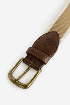Fifty Outlet Cinturón canvas beige Tostado